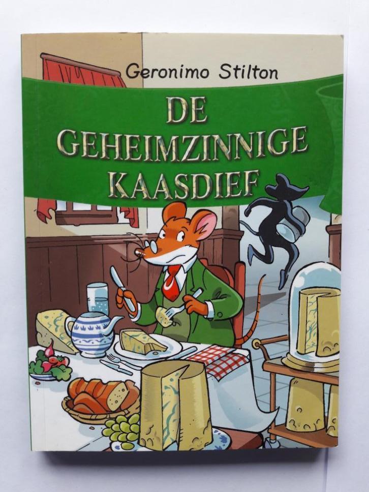 Geronimo Stilton De geheimzinnige kaasdief (Hardcover), Boeken, Kinderboeken | Jeugd | onder 10 jaar, Zo goed als nieuw, Fictie algemeen