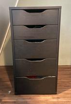 Alex ladeblok, zwart, Huis en Inrichting, Kasten | Ladekasten, Ophalen, Overige materialen, Minder dan 50 cm, Gebruikt