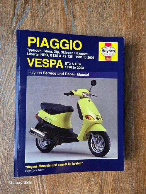 Vespa Piaggio ET2 & ET4 1996 to 2003 HAYNES nummer 3492, Auto diversen, Handleidingen en Instructieboekjes, Ophalen of Verzenden