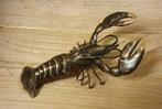 KREEFT / BRONZEN BEELD / 18 cm lang, Verzamelen, Dierenverzamelingen, Ophalen of Verzenden, Nieuw, Beeldje of Figuurtje