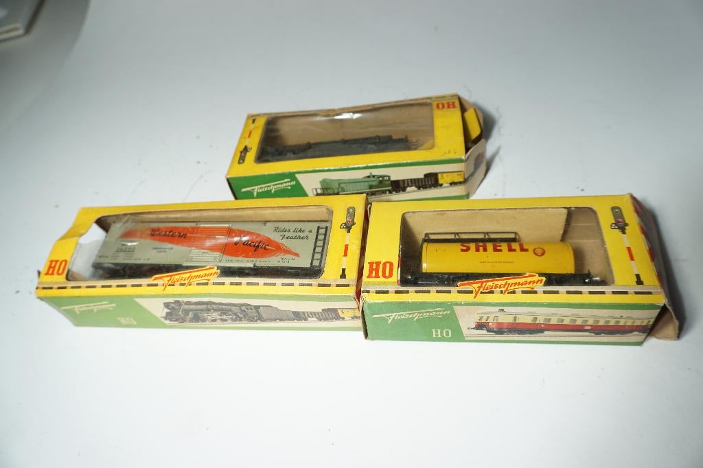 Fleischmann  jaren 50 wagens 3x, Hobby en Vrije tijd, Modeltreinen | H0, Gelijkstroom, Fleischmann, Wagon, Ophalen of Verzenden