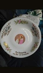 Porseleinen bord Heilige Communie
Winterling Bavaria Germany, Ophalen of Verzenden