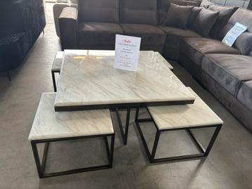 Marmeren Salontafel Set - Showroommodel beschikbaar voor biedingen