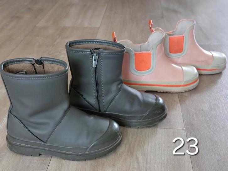 Kinderlaarsjes/regenlaarzen maat 23, Kinderen en Baby's, Kinderkleding | Schoenen en Sokken, Gebruikt, Laarzen, Meisje, Ophalen