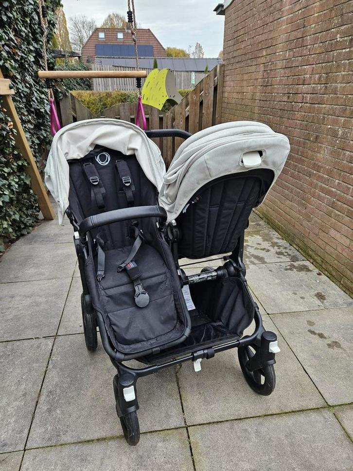 Bugaboo Donkey Duo - Complete Set!, Kinderen en Baby's, Kinderwagens en Combinaties, Zo goed als nieuw, Bugaboo, Duowagen, Met reiswieg