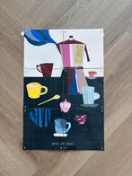 Ixxi Koffie met Vrienden - 40x60 cm, Ophalen of Verzenden, Zo goed als nieuw