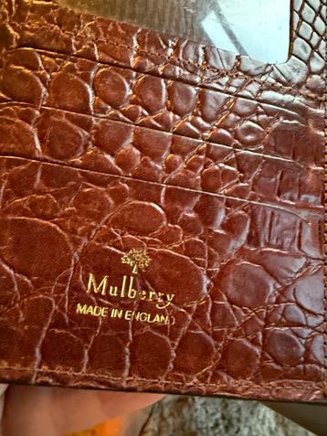 Mulberry A5 leren organizer beschikbaar voor biedingen