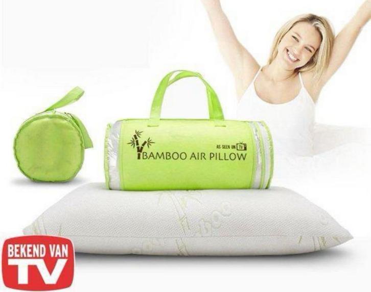 Bamboe Memory-Foam Kussen Bamboo kussens zacht comfort Nieuw, Huis en Inrichting, Slaapkamer | Beddengoed, Nieuw, Kussen, Wit