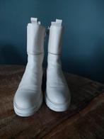 Crème Laarsjes Poelman Maat 37/38, Ophalen, Zo goed als nieuw, Beige, Lage of Enkellaarzen