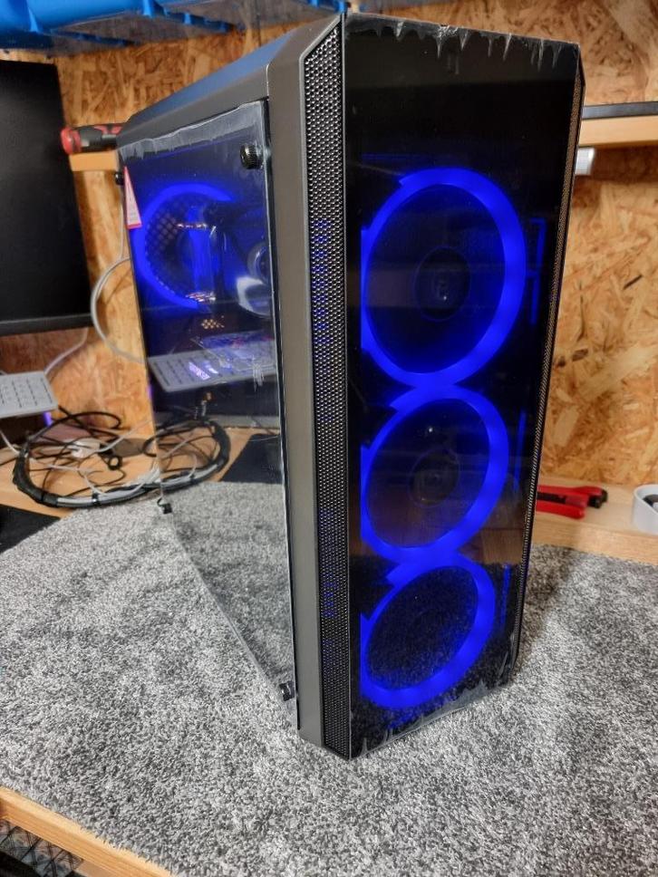 Krachtige Gaming Pc AMD Ryzen 5 5600 4,40GHZ RTX 3060 8GB, Computers en Software, Desktop Pc's, Zo goed als nieuw, 4 Ghz of meer