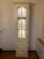 Authentieke vitrinekast met LED-verlichting, Ophalen, 50 tot 100 cm, 25 tot 50 cm, Met deur(en)