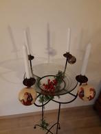 Kandelaar met schaal, Ophalen, Zwart, Nieuw, Kandelaar