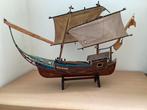 Modelboot zeilschip Sulawesi antiek uit 1900, Antiek en Kunst, Ophalen