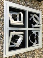 Kreon Diapason Kwadro Plafondlampen - Set van 2 - SNEL WEG, Ophalen of Verzenden, Nieuw, Metaal