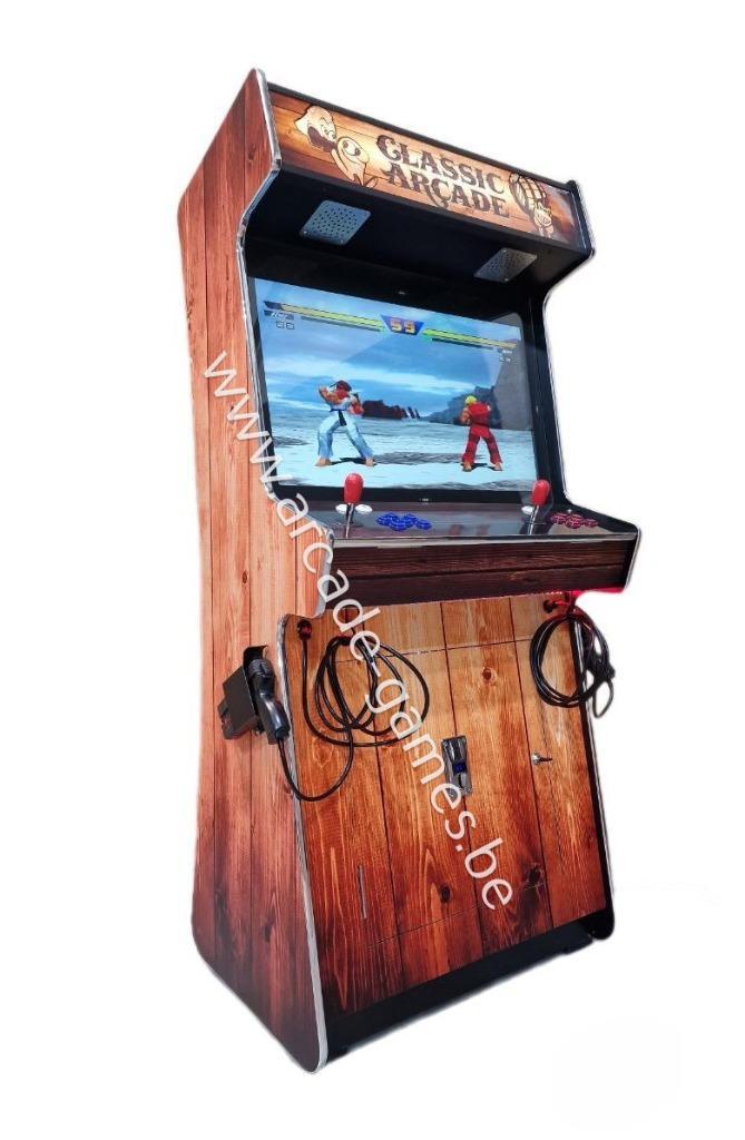 32 LCD arcade met 4500 GAMES + 2 LIGHTGUNS + LED WOOD, Spelcomputers en Games, Spelcomputers | Overige, Ophalen