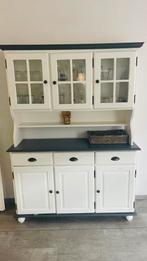Wit houten buffetkast, Huis en Inrichting, Kasten | Buffetkasten, Ophalen, Zo goed als nieuw, 25 tot 50 cm