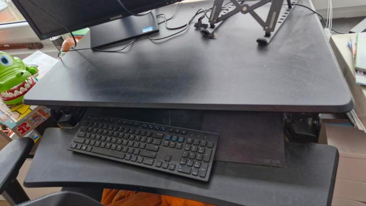 Hoog/Laag opzet Bureau - In hoogte verstelbaar, Huis en Inrichting, Bureaus, Gebruikt, Bureau, In hoogte verstelbaar, Ophalen