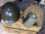 Complete Helm Koninklijke Landmacht., Verzamelen, Militaria | Algemeen, Ophalen of Verzenden, Landmacht, Nederland, Helm of Baret