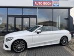 Mercedes-Benz C-klasse Cabrio 180 AMG 9G-TRONIC BURMESTER/ME, Auto's, Automaat, Euro 6, 4 stoelen, Wit