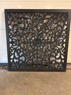 Houtgesneden Paneel 91x91cm - Prachtig Decoratief, Ophalen, Gebruikt