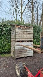 +/- 2m3 DROOG EN GEKLOOFD HAARDHOUT. XXL KIST, Ophalen of Verzenden, Minder dan 180 cm, Planken