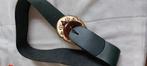 Prachtige donkergroene ceintuur,met mooie gesp.echt leder., Kleding | Dames, Riemen en Ceinturen, Overige kleuren, 5 cm of meer