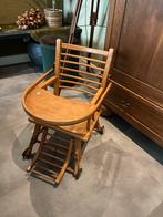 Antiek vintage kinderstoel speeltafel hout etalage baby, Antiek en Kunst, Antiek | Meubels | Stoelen en Banken, Ophalen of Verzenden
