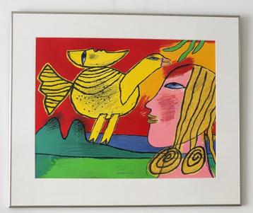 Corneille - La lune - Handgesigneerd - 1993 beschikbaar voor biedingen