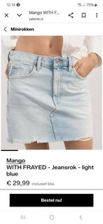 Mango jeansrokje mt xxl nieuw zonder kaartje, Kleding | Dames, Rokken, Mango, Blauw, Maat 46/48 (XL) of groter, Nieuw