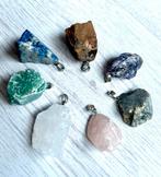 Fantastische ruwe échte edelstenen kettinghangers, zie info, Ophalen of Verzenden, Zo goed als nieuw, Steen of Mineraal, Met edelsteen