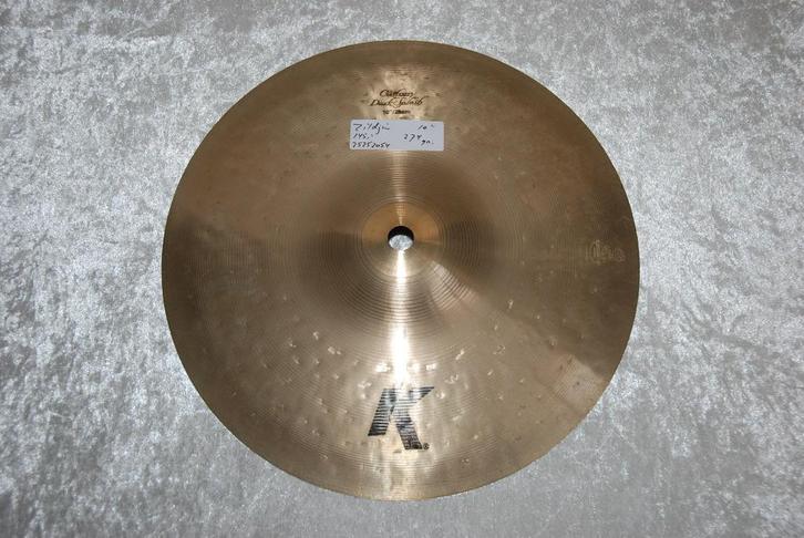 Zildjian K custom dark splash 10 inch  <25252054>, Muziek en Instrumenten, Instrumenten | Onderdelen, Gebruikt, Drums of Percussie