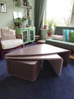Vintage Leolux salontafelset Meropida, Ophalen, Gebruikt, 100 tot 150 cm, 50 tot 100 cm