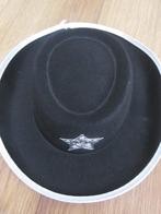 Vilten cowboy hoeden zwart , geel en roze., Ophalen of Verzenden, Nieuw, Jongen of Meisje