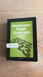 Wetteksten Hoger Onderwijs Noordhoff 9789001299132, Boeken, Ophalen of Verzenden, Zo goed als nieuw, Noordhoff Uitgevers