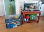 Hamster kooien en kast met toebehoren, Hamster