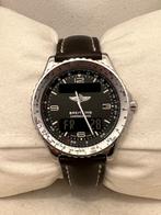Breitling Chronospace A56012.4 Quartz, Leer, Staal, Breitling, Polshorloge