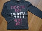 Nieuw grijze longsleeve van Prenatal. Party. Maat 92., Meisje, Nieuw, Ophalen of Verzenden, Prenatal