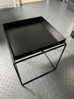 Hay tray bijzettafel 40x40 zwart, Huis en Inrichting, Minder dan 50 cm, Gebruikt, Ophalen, Vierkant