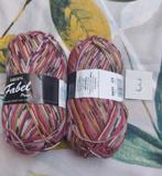 2 bollen sokkenwol rose gemêleerd (Fabel), Ophalen of Verzenden, Nieuw, Breien of Haken, Wol of Garen