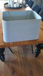 Grijze lampenkap voor staande lamp - Bijzondere vorm, Huis en Inrichting, Ophalen, 25 tot 50 cm, Zo goed als nieuw, Modern