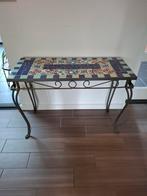 Mooie mozaiek sidetable, Huis en Inrichting, Tafels | Sidetables, Ophalen, 100 tot 150 cm, Zo goed als nieuw, 25 tot 50 cm