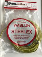 Ijzersterke Waslijn – 17,5 Meter – 2 mm Staalkern, Ophalen, Zo goed als nieuw, Wasrek