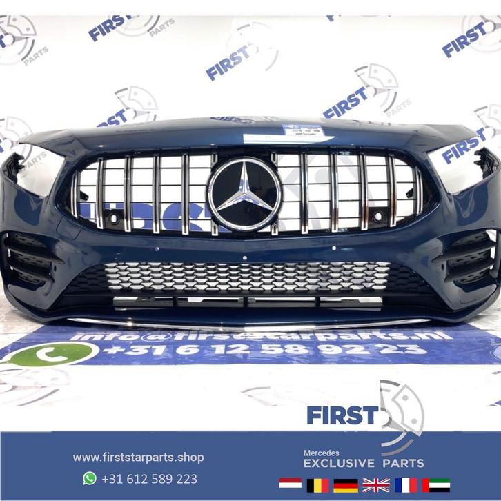 W177 Mercedes A Klasse 2020 AMG VOORBUMPER + GT GRIL COMPLEE, Auto-onderdelen, Carrosserie en Plaatwerk, Bumper, Mercedes-Benz