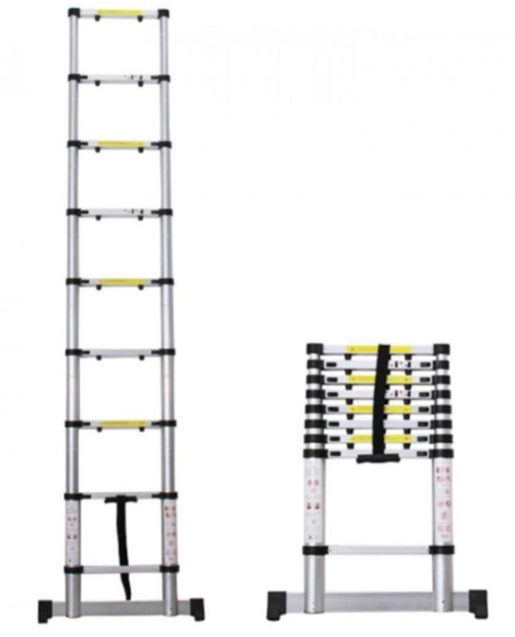 telescoopladder ladder telescopisch 3,80 en 4,40 cm , NIEUW!, Doe-het-zelf en Verbouw, Ladders en Trappen, Nieuw, Ladder, 4 meter of meer
