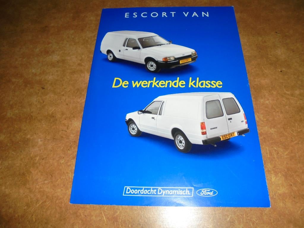 leaflet Ford Escort Van, Ophalen of Verzenden, Zo goed als nieuw, Ford