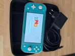 Nintendo Switch lite turquoise, Ophalen, Turquoise, Gebruikt, Met beschermhoes of tas