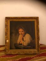 Jong meisje op het venster/Rembrandt, Antiek en Kunst, Ophalen of Verzenden