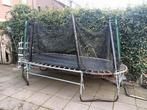 Ovalen trampoline te koop, Ophalen of Verzenden, Gebruikt