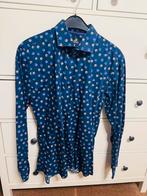 Culture donker blauwe gestipte heren overhemd blouse maat L, Culture, Zo goed als nieuw, Halswijdte 41/42 (L), Verzenden