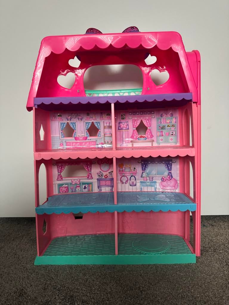 Minnie Mouse Speelhuis - Zonder Accessoires, Ophalen of Verzenden, Zo goed als nieuw, Poppenhuis